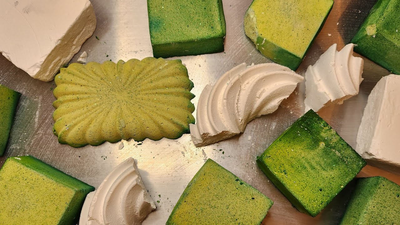 Green Reforms, Broken Homemade, & Jumbo Fresh Gym Chalk | St. Patrick's Day Crush | ASMR