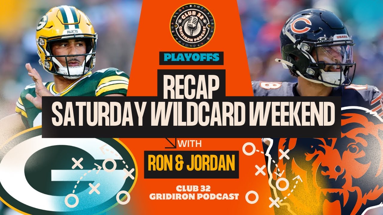 🔥 Bears STUN Packers 31–27! Wild Card Comeback | Club32 Podcast