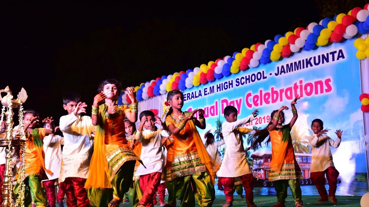 Thilana thilana. Annual day at kerala em high school jammikunta 2019 march-2