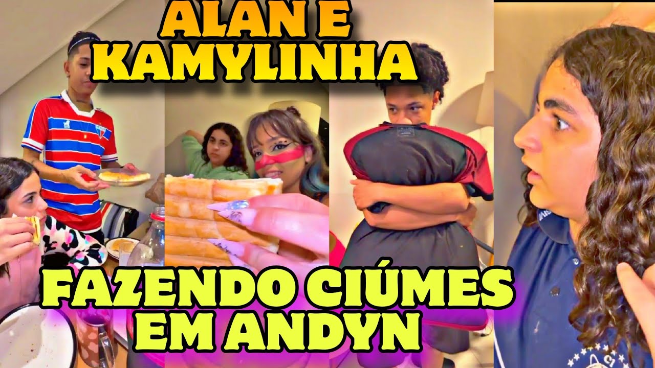 MEU DEUS! ALAN E KAMYLINHA ESTÃO FAZENDO CIÚMES NO ANDYN+ KAMYLINHA NAO QUER QUE O ALAN VÁ EMBORA 😱😳