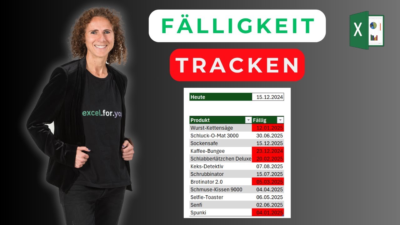 Nie wieder Fristen verpassen: F&auml;llige Daten in Excel clever hervorheben!
