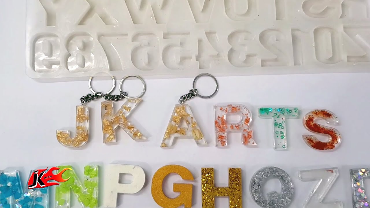 How to Make Resin Key chain | What you'll need | JK Arts 1851