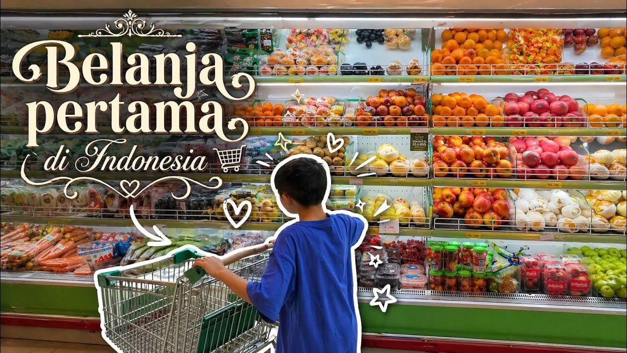 SAMPAI DI INDONESIA LANGSUNG BELANJA MAKAN BAKSO DAN BELI SATE AYAM