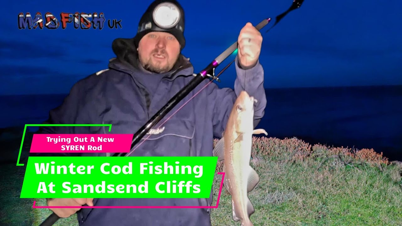 Trying Out The New SYREN Rod On Sandsend's Cliffs