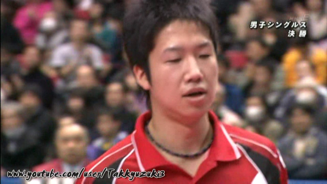 《卓球》2011 全日本決勝 水谷隼(明治大学) vs 張一博(東京アート)