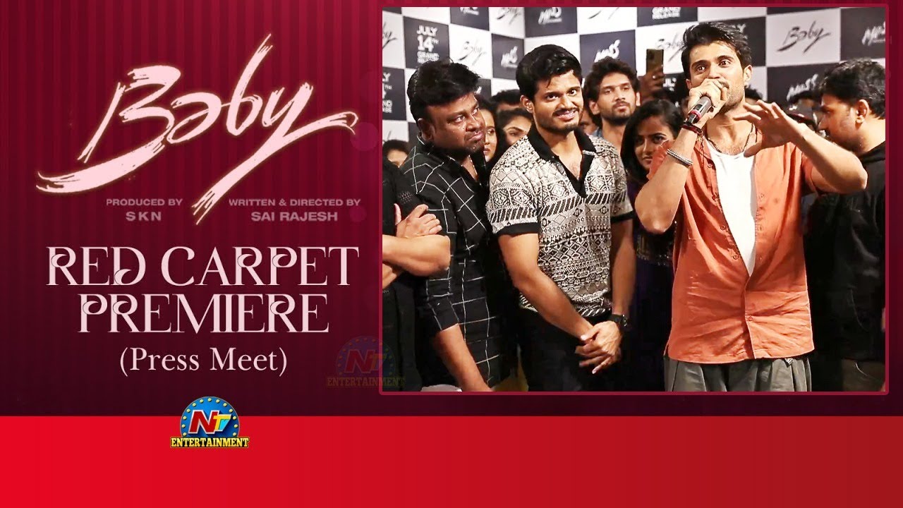 Baby Red Carpet Premiere Show Event | Anand Devarakonda | Vaishnavi Chaitanya | Ntv ENT