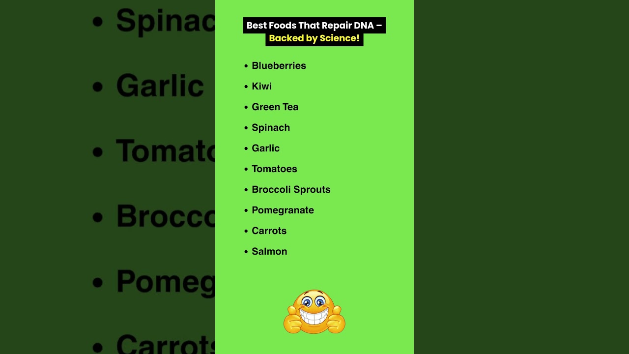 Best Foods That Repair DNA &ndash; Better Than Pills!
