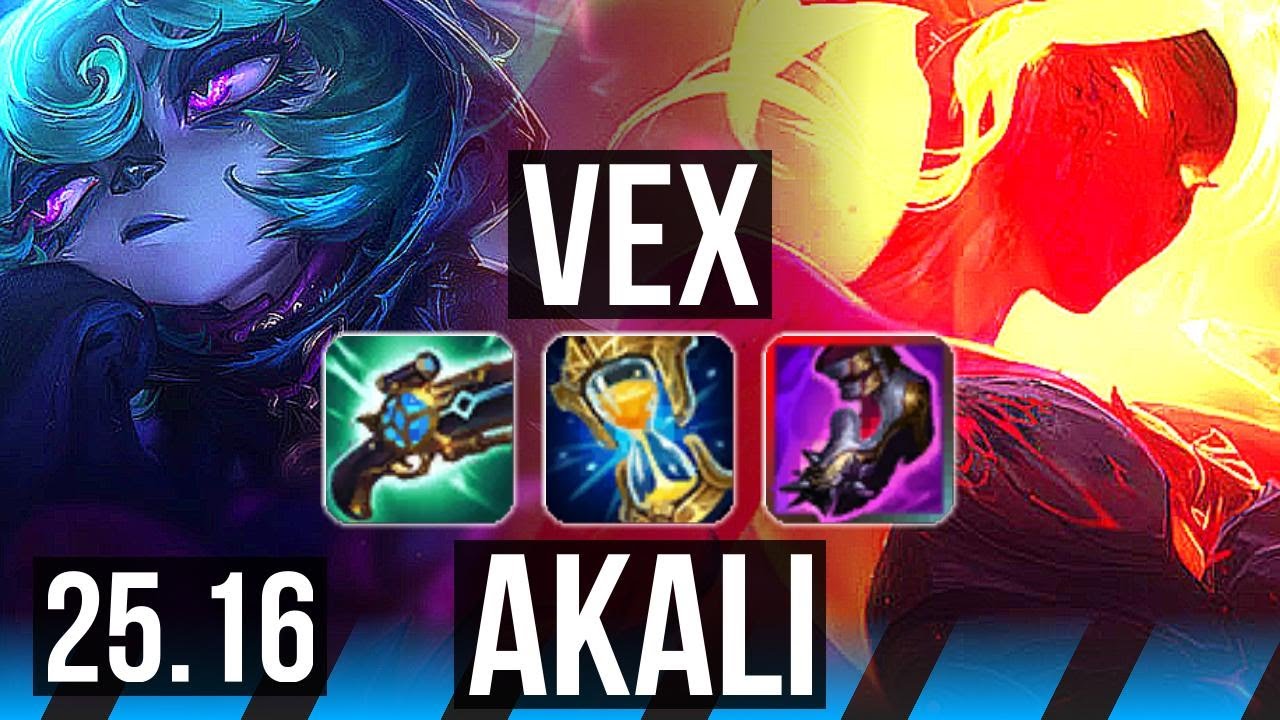 VEX vs AKALI (MID) | KR Master | 25.16