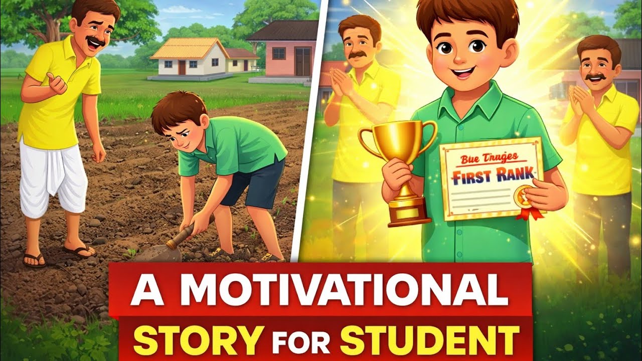 A Motivational Story for Students | From Farm to First Rank