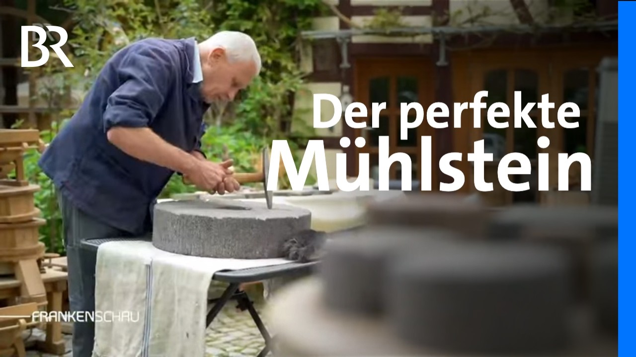 Altes Handwerk: Ein Mühlstein für Pfaffenhofen | Frankenschau | BR