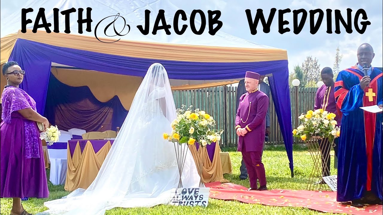 FAITH AND JACOB WEDDING VLOG👩‍❤️‍💋‍👨💍🎉CONGRATULATIONS 💕🥳 #wedding #diml #newlyweds #weddingday