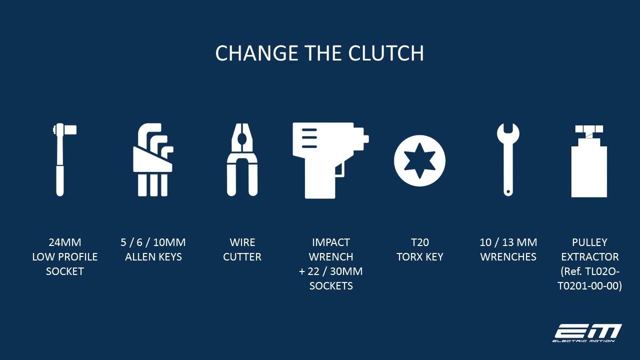 HOW TO CHANGE THE CLUTCH DISCS