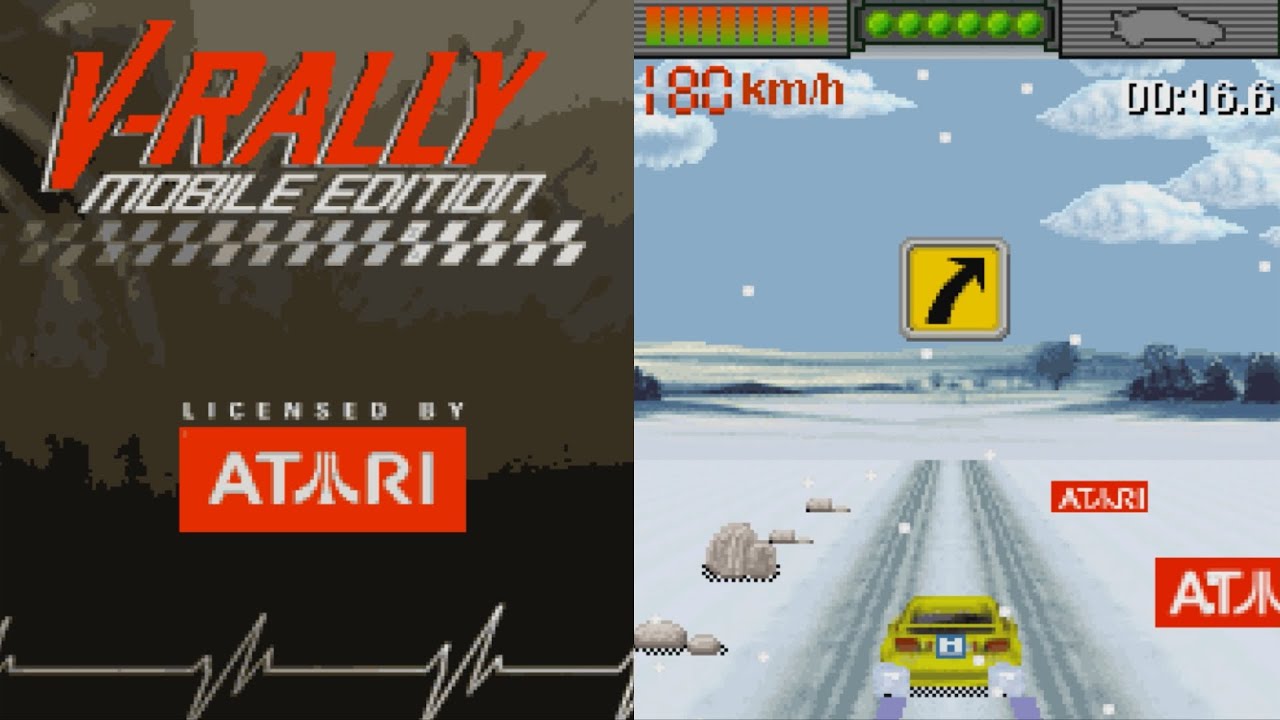 V-Rally Mobile Edition JAVA ИГРА (iFone 2004 год)