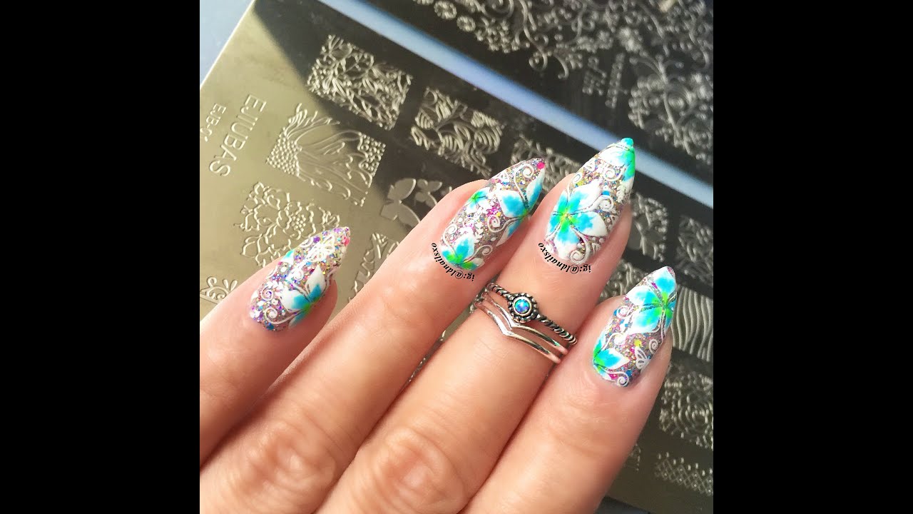 Floral Nail Art - With EJIUBAS 
