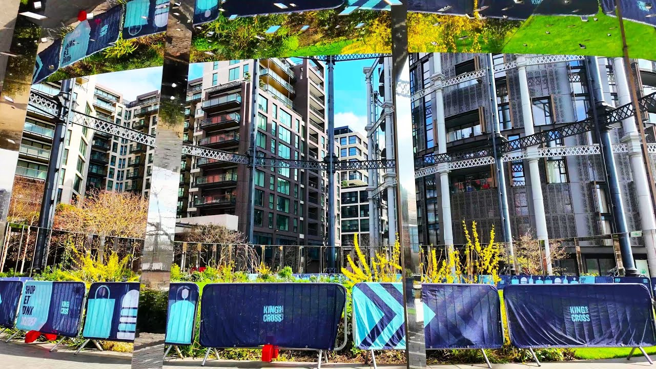 [4K] King's Cross | Granary Square | Gasholder Park | London Walk