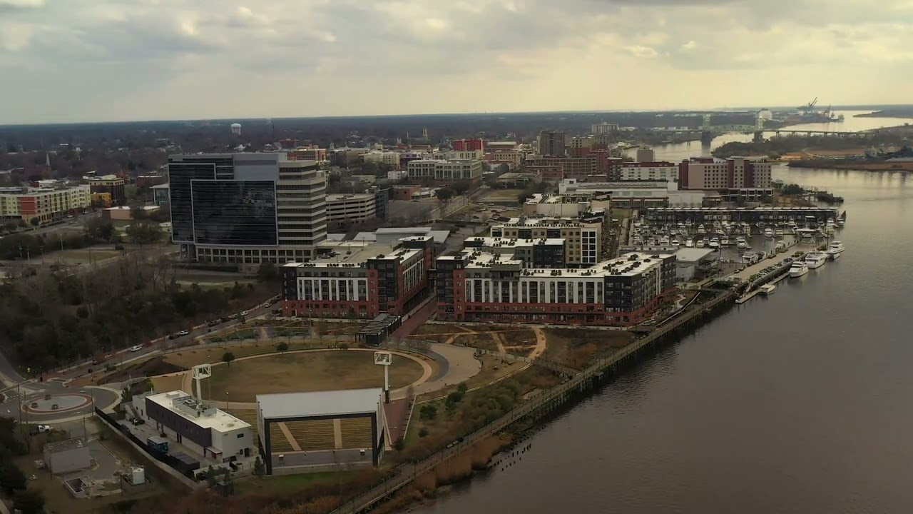 Downtown Wilmington, North Carolina | Drone | Cape Fear River | Brinker Media House