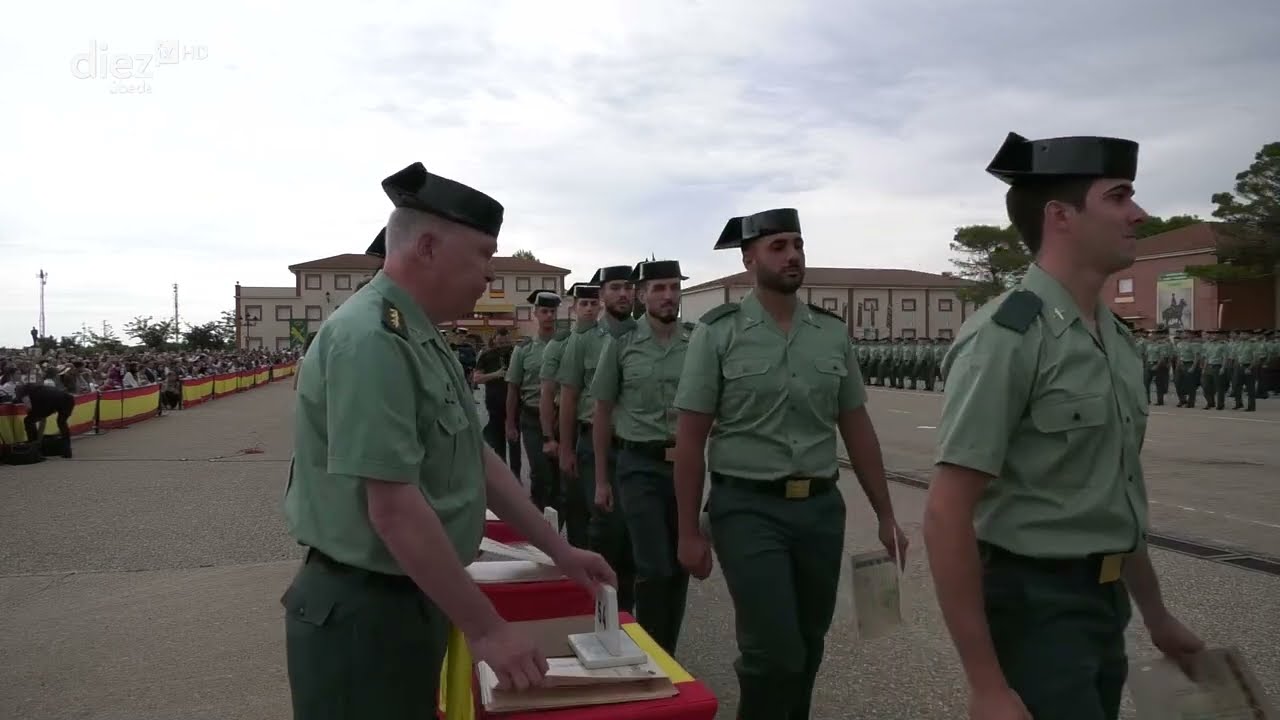 128.º Promoción de Entrega de Despachos Academia de la Guardia Civil en Baeza (21-06-2023)