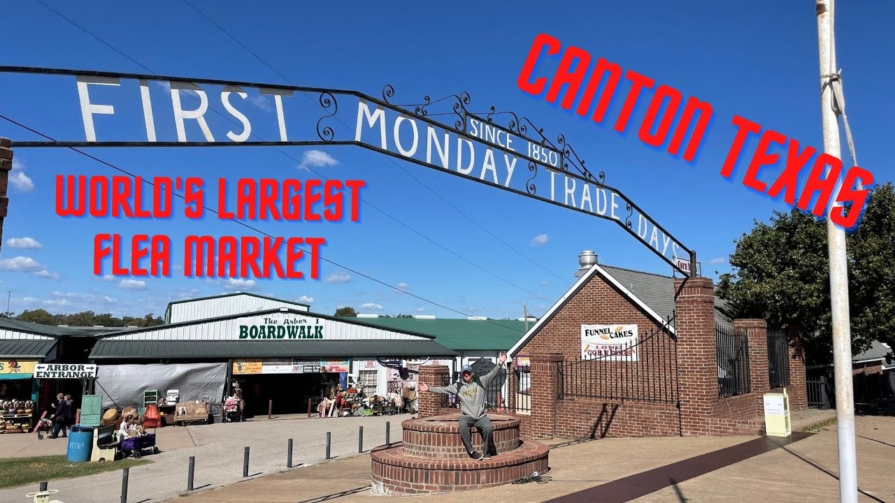 Largest Flea Market In The World.  First Monday Canton Texas