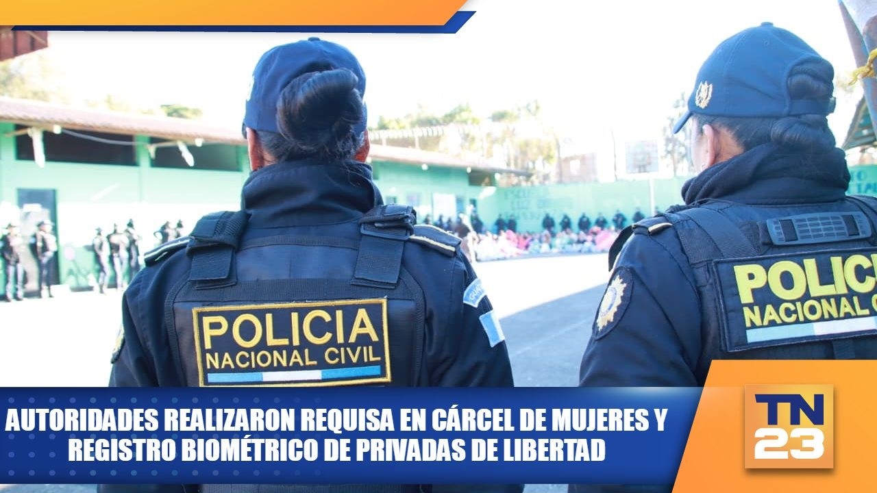 Autoridades realizaron requisa en cárcel de mujeres y registro biométrico de privadas de libertad
