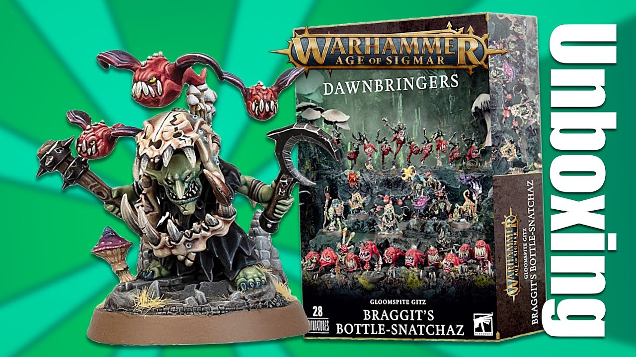 Unboxing Gloomspite Gitz: Braggit's Bottle Snatchaz Warhammer Age of Sigmar Dawnbringers #wargaming