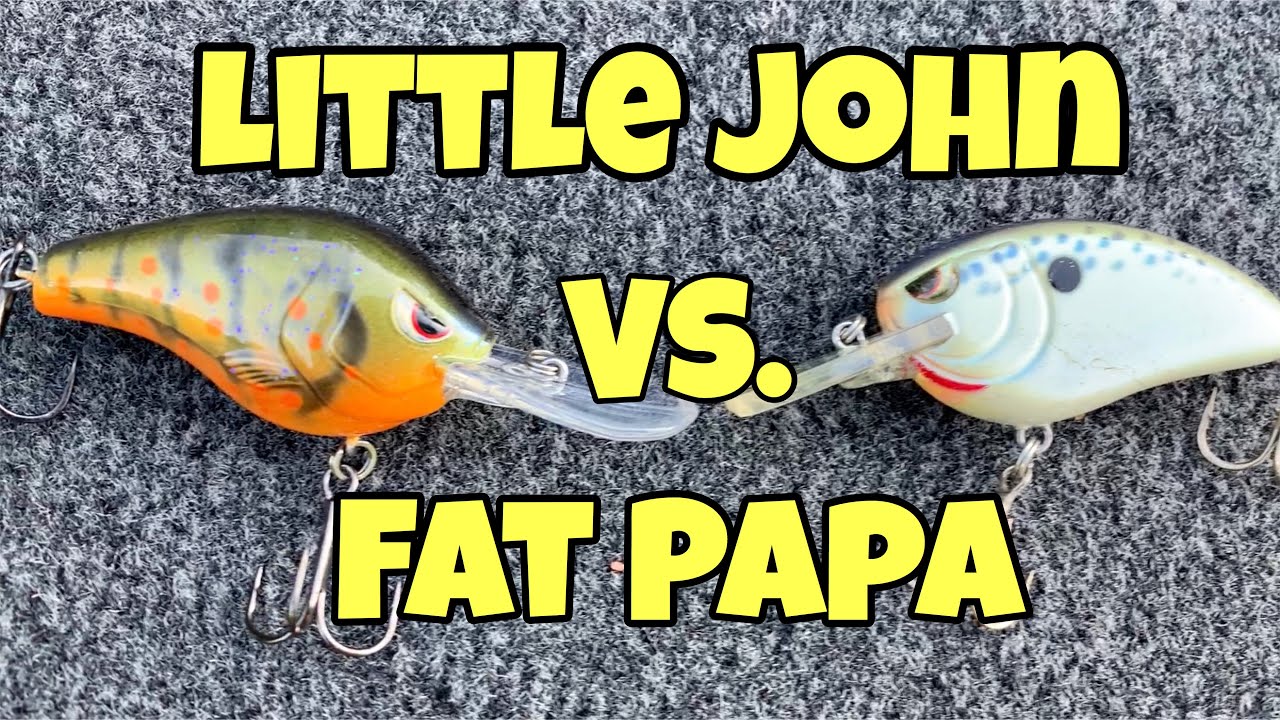 LITTLE JOHN VS FAT PAPA — сравнение воблерных приманок SPRO