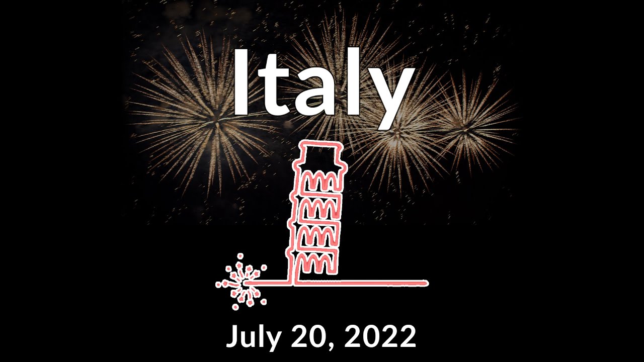 Show 6. Italy. Montreal Fireworks Festival 2022. July 20, 2022