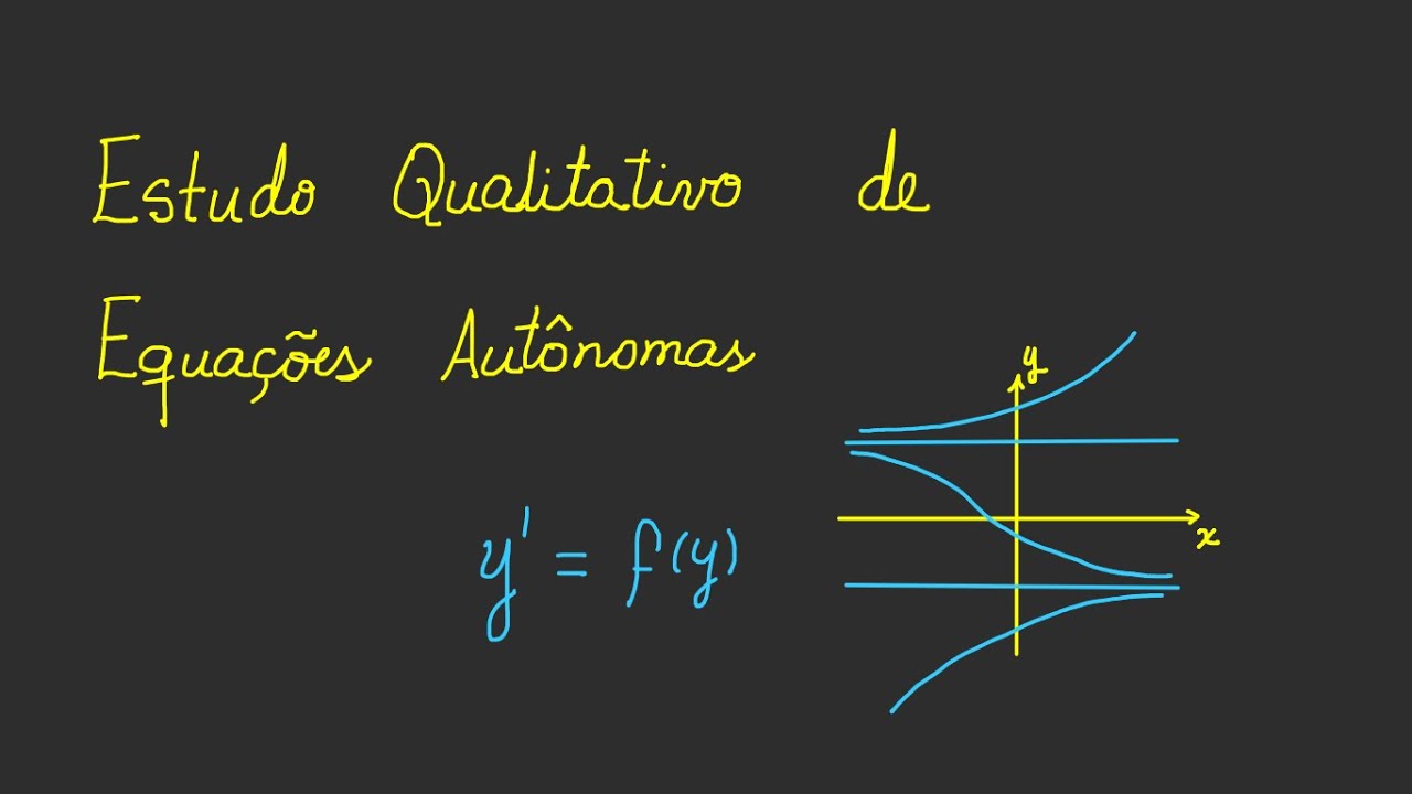 Estudo qualitativo de equações autônomas