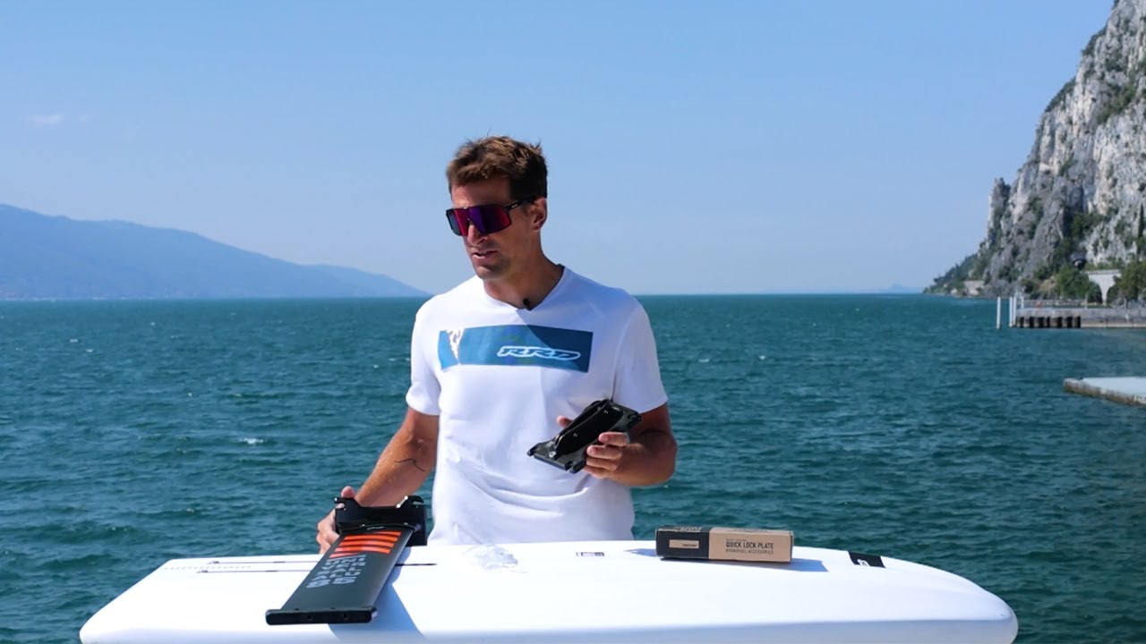 Matteo Guazzoni explaining how to use and assemble the Quicklock plate.