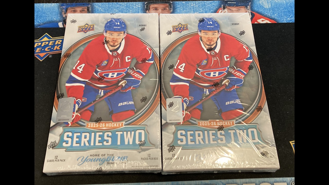 NEW PRODUCT RELEASE - 2025/2026 - UPPER DECK SERIES 2 - 2 BOX BREAK - GREAT START!!!