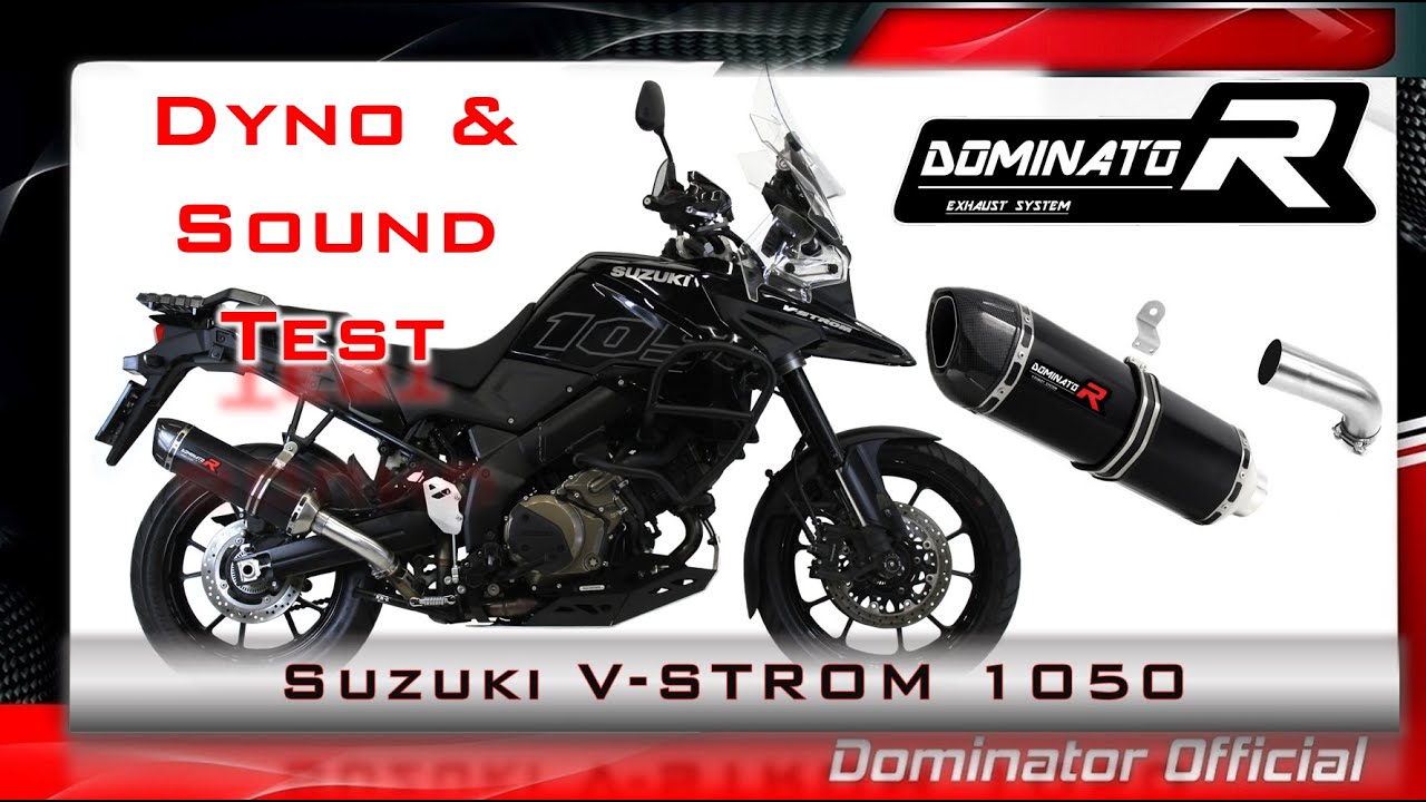 Suzuki DL 1050 V-Strom 💥 Dyno test 🔥 Pure Sound 🔊  Dominator 🎧HQ Sound 🇵🇱⚡Exhaust Compilations