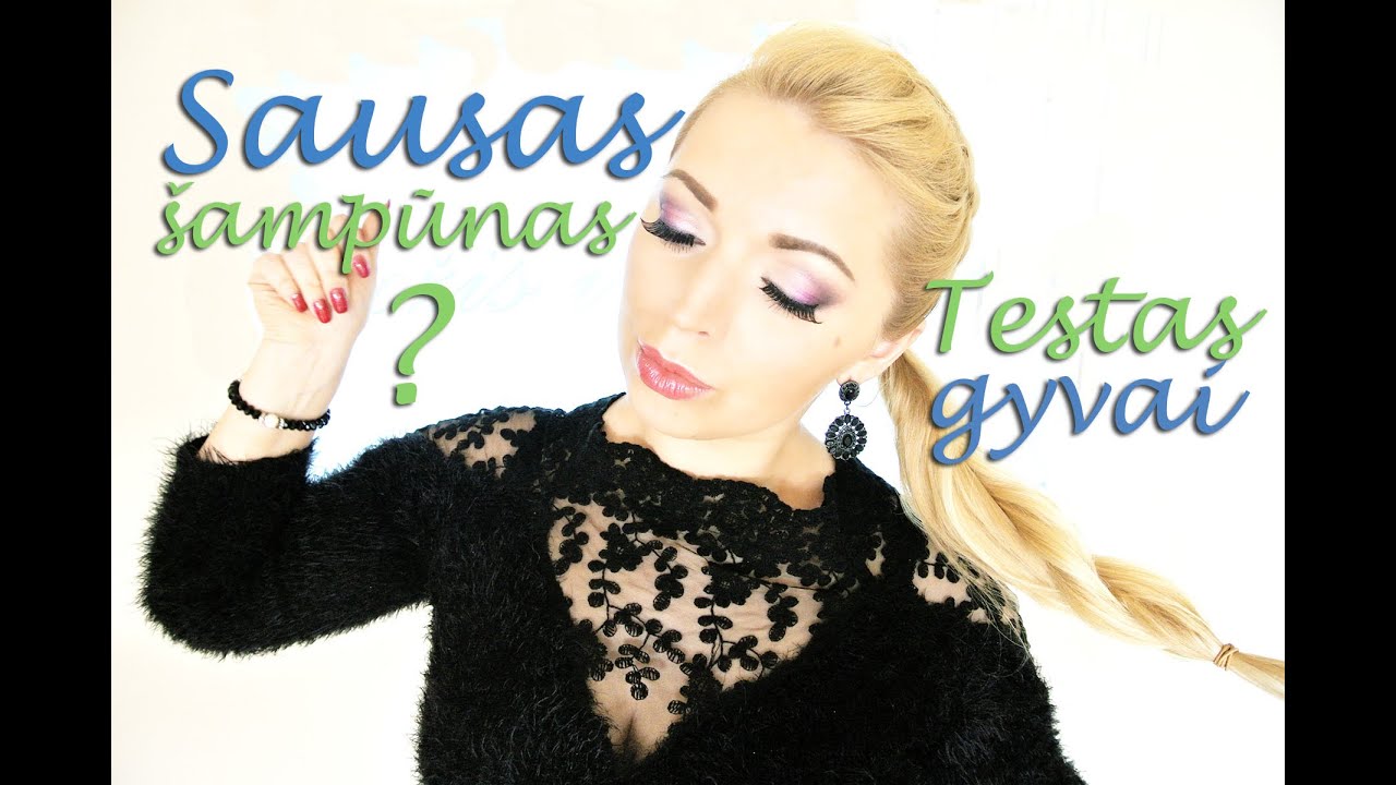 Kaip veikia sausas &scaron;ampūnas? Testas gyvai!