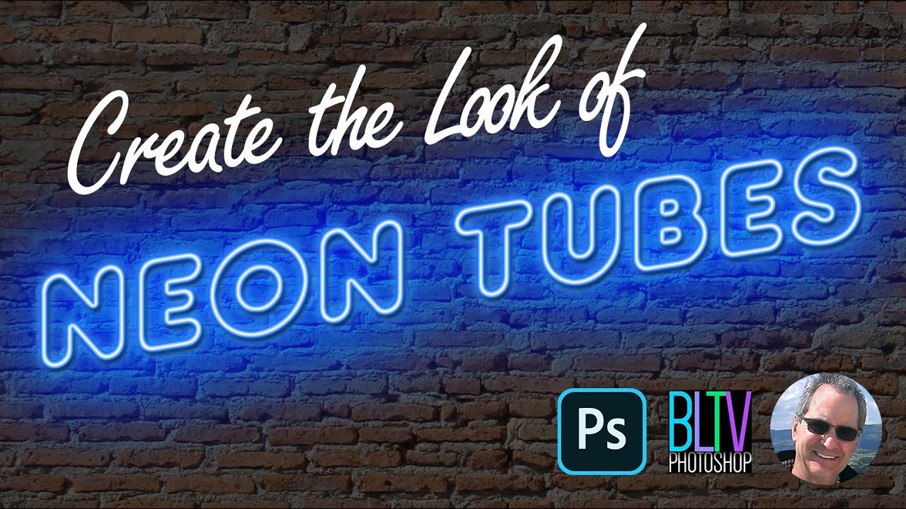 Photoshop: How to Quickly Create the Look of a NEON SIGN!
