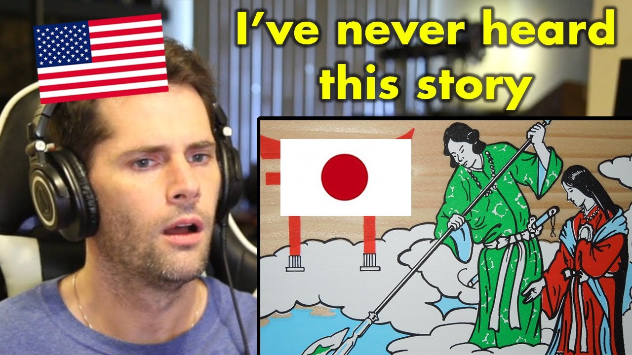 American Reacts to the Japanese Shinto Creation Myth | 日本の神道の創世神話に対するアメリカ人の反応