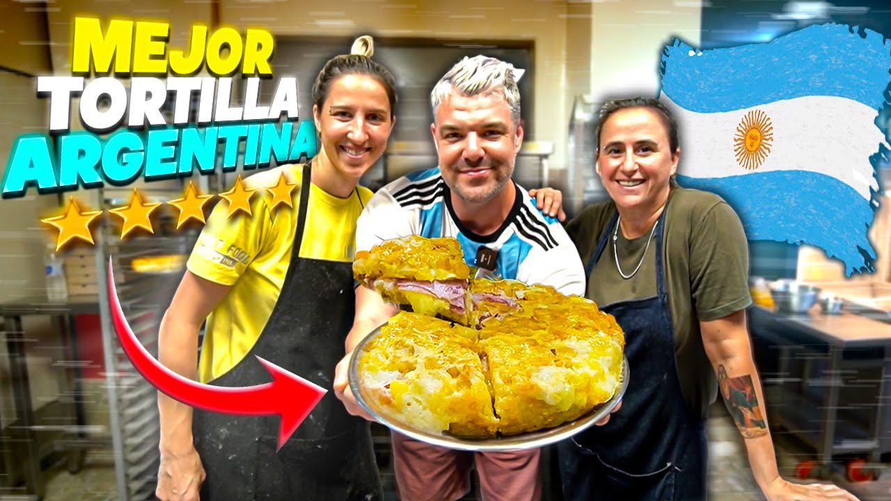 PROBANDO LA MEJOR TORTILLA de PAPAS DE ARGENTINA 🇦🇷 *POR ESTO SE HIZO VIRAL*