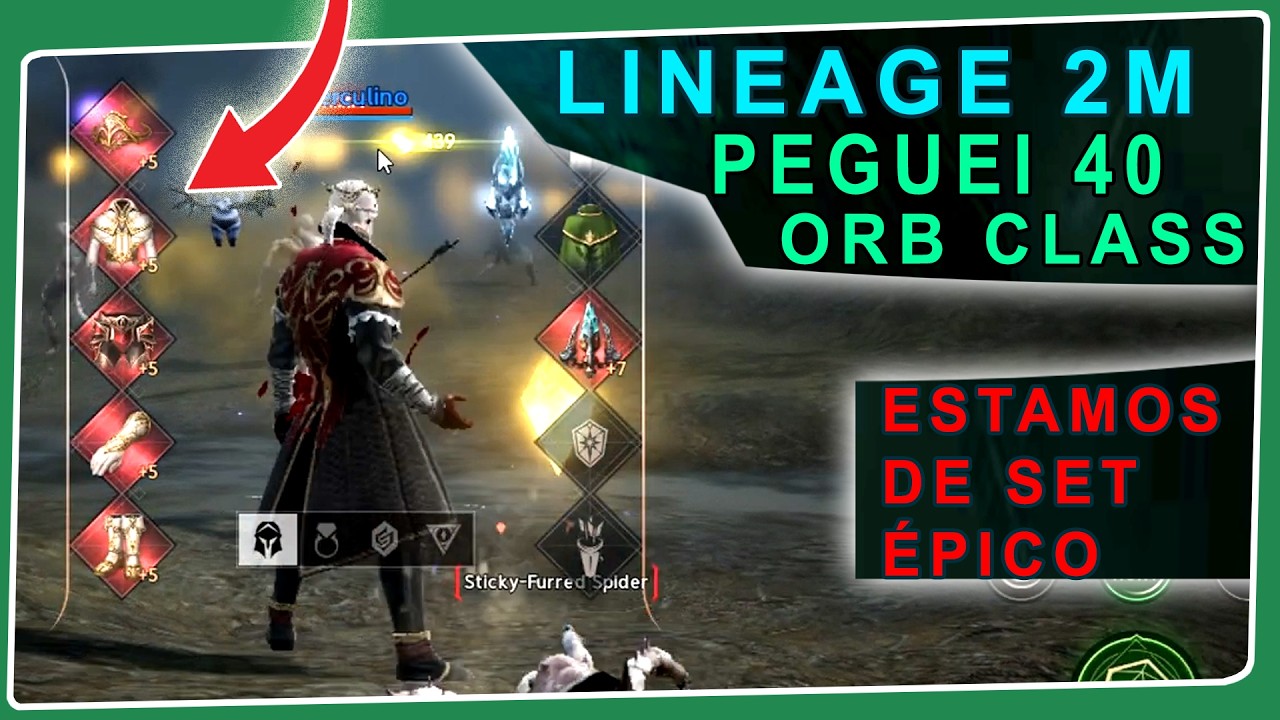 LINEAGE 2M - PEGUEI LEVEL 40 | ORB CLASS GAMEPLAY (Parte 6) Estamos de Set Épico do Evento