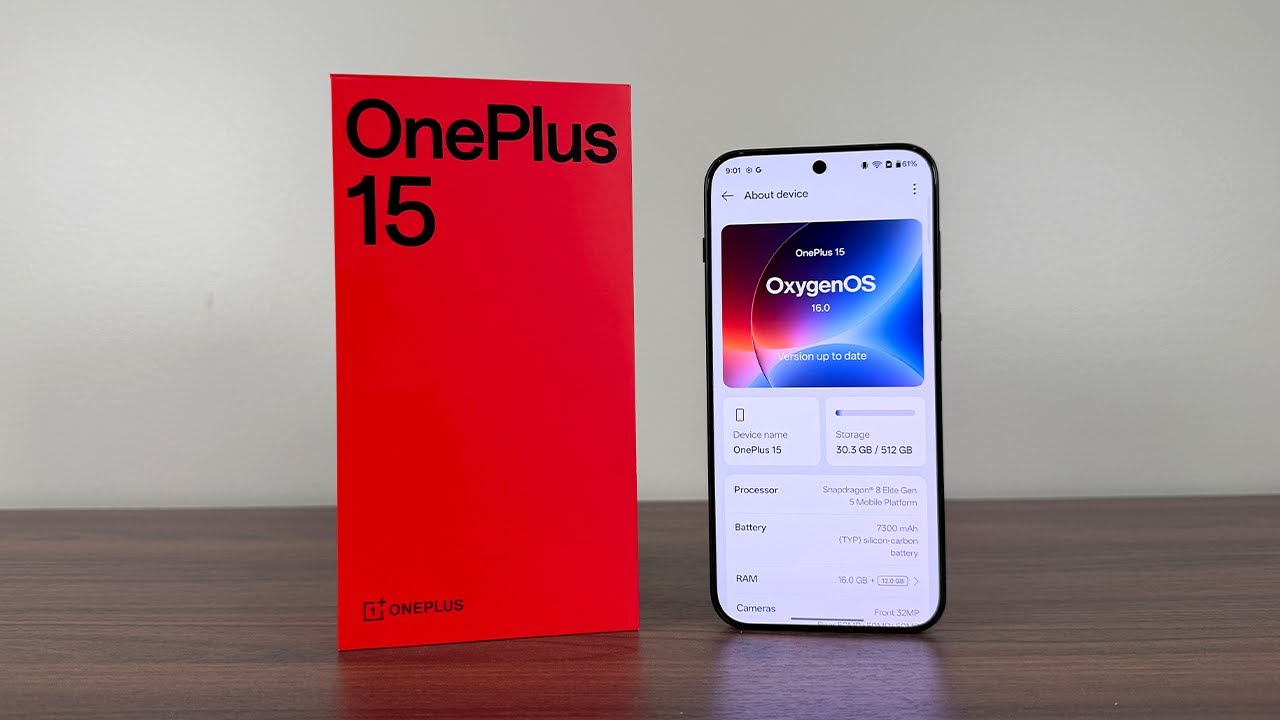 OnePlus 15 &mdash; распаковка и первый обзор!