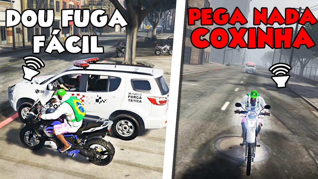 ZOANDO A POLICIA E DANDO FUGA