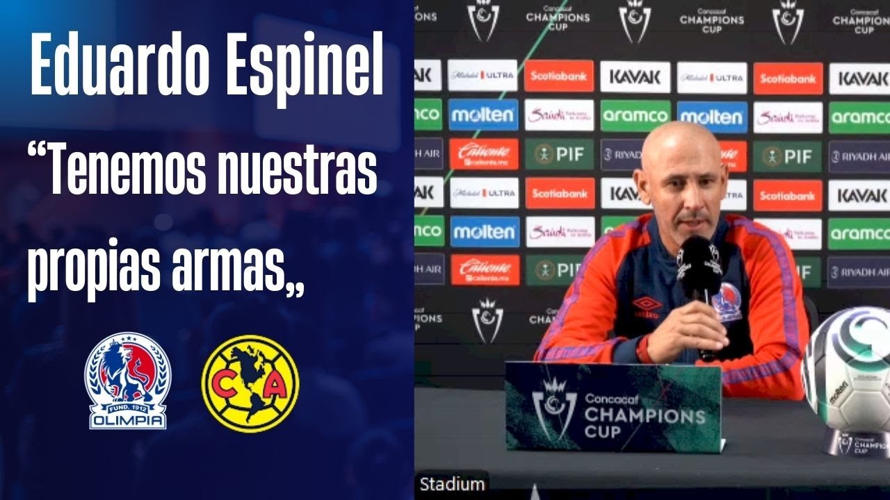 🦁 Eduardo Espinel advierte al América  y confía en un buen resultado.