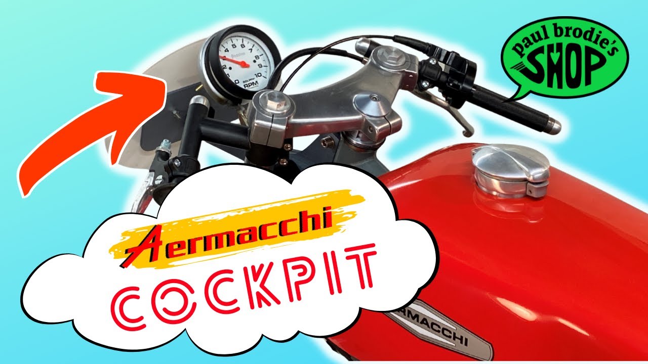 Making a Tach Mount for the Aermacchi // Paul Brodie's Shop