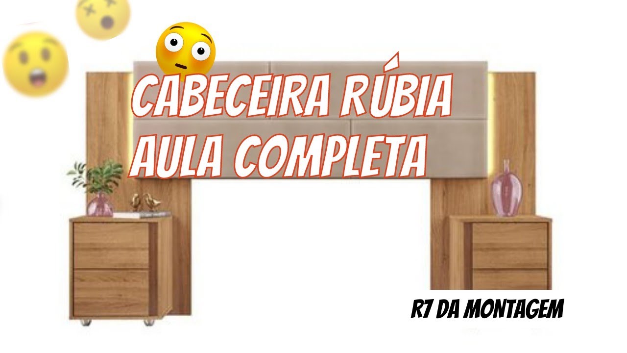 Como montar uma Cabaceira Rúbia com LED