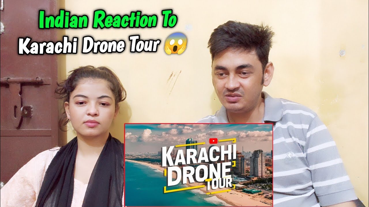 Indian Reaction To Discover Karachi: A 17-Minutes Drone Tour 😱 | Myngo Reaction