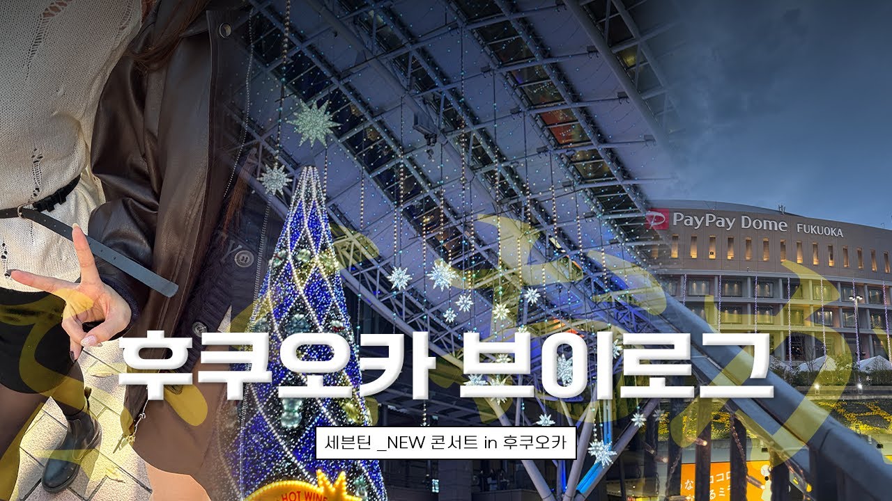 세븐틴 콘서트 보러 후쿠오카로✈️ | _NEW 콘서트 • 덕질 • 여행 브이로그
