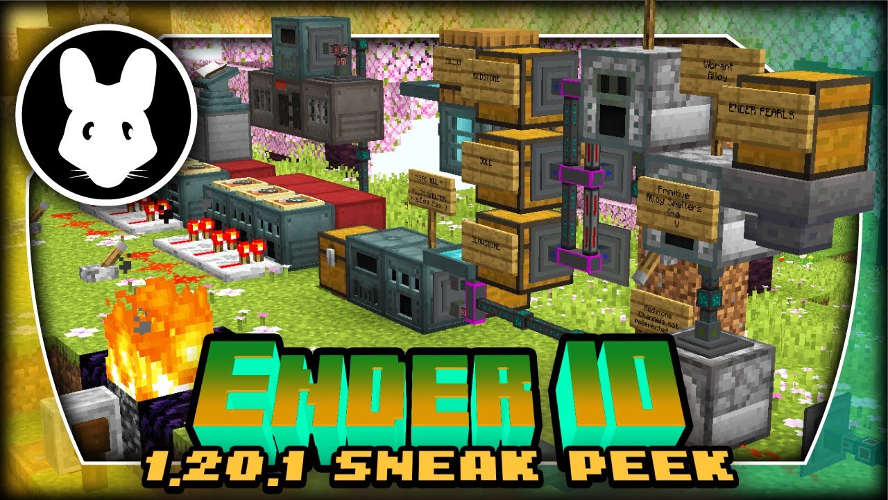Мод Ender IO 1.20.1 Sneaky Peek! для Minecraft