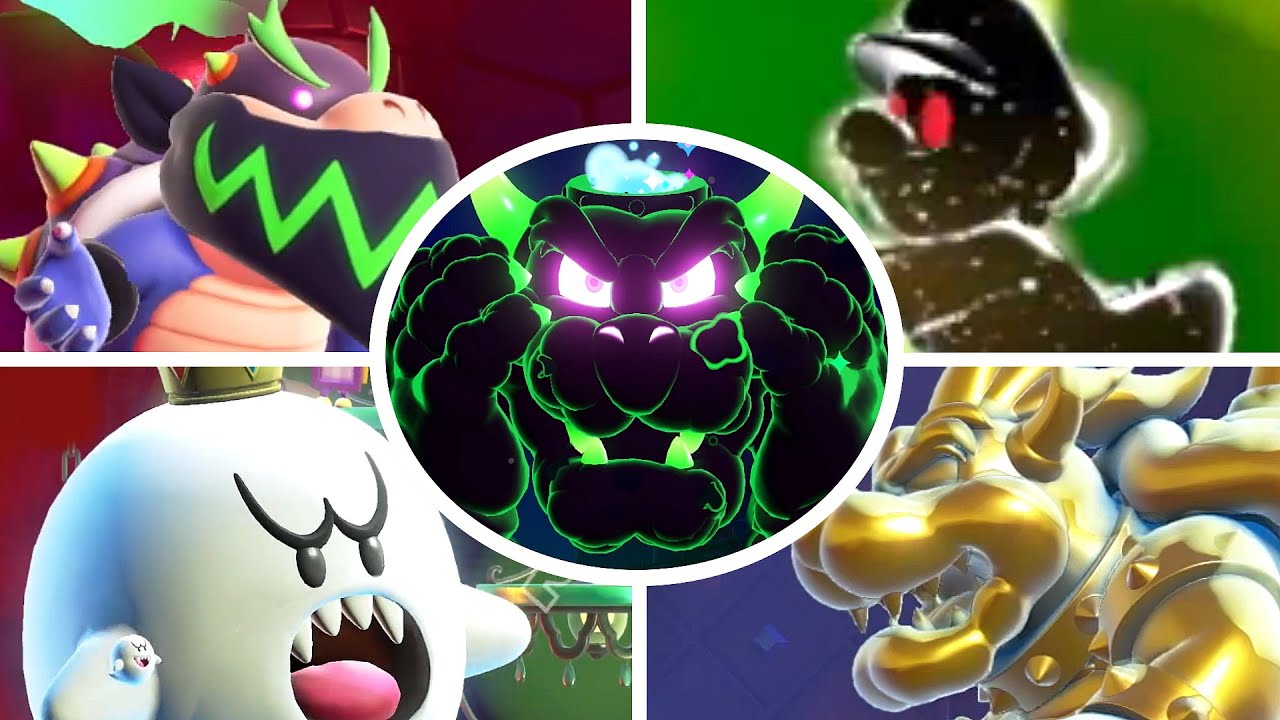 Super Mario Bros Wonder - All Bosses (No Damage)