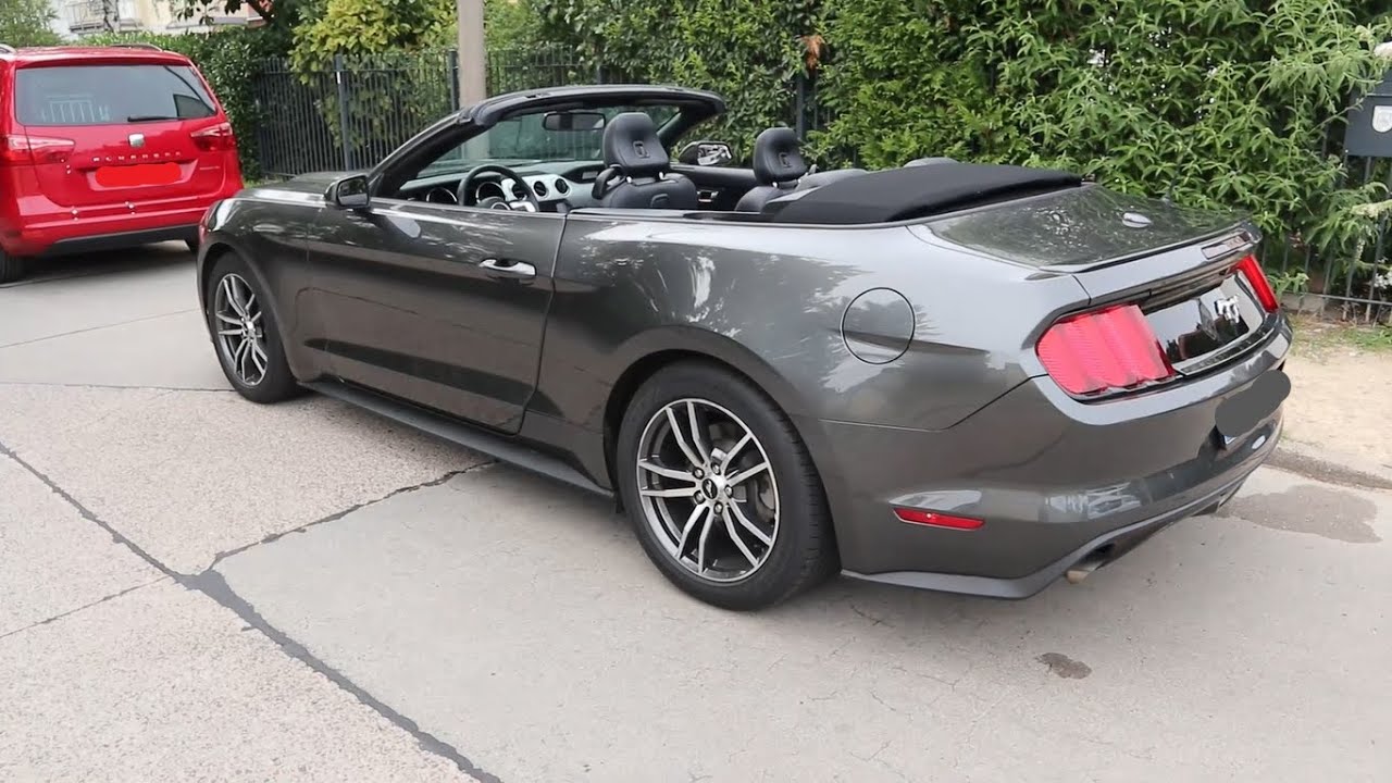 Запуск Ford Mustang Ecoboost Convertible 2017 года, двигатель и подробный обзор