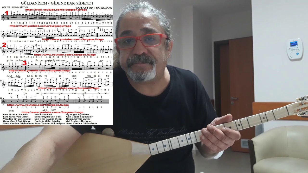 SOLFEJ GÜLDANİYEM GİDENE BAK GİDENE KISA SAP BAĞLAMA EKLEYEN SURGEON
