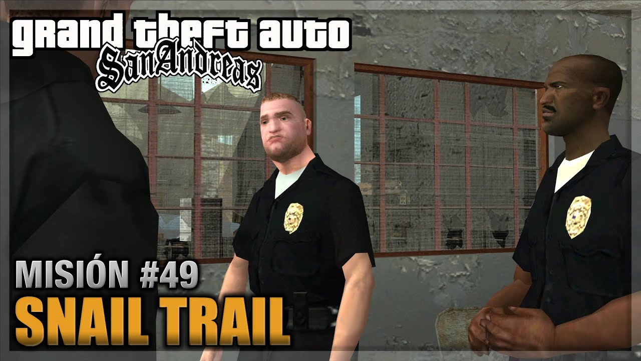 GTA San andreas - Misión #49 - Snail Trail (Español - 1080p 60fps)