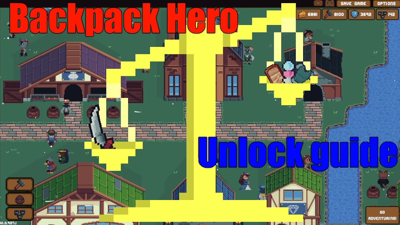 Backpack hero: What items to unlock first in story mode