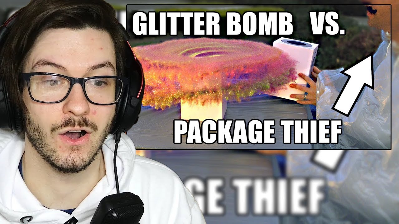 Daxellz Reacts to Mark Rober Glitter Bomb 1.0 vs Porch Pirates