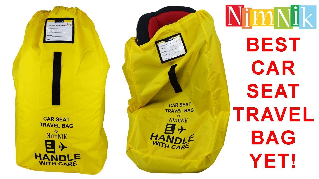 NimNik Car Seat Travel Bag - BEST Travel Bag Yet! - Review